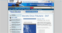 Desktop Screenshot of ceta.org.co