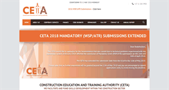 Desktop Screenshot of ceta.org.za