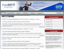 Tablet Screenshot of niif.ceta.org.co